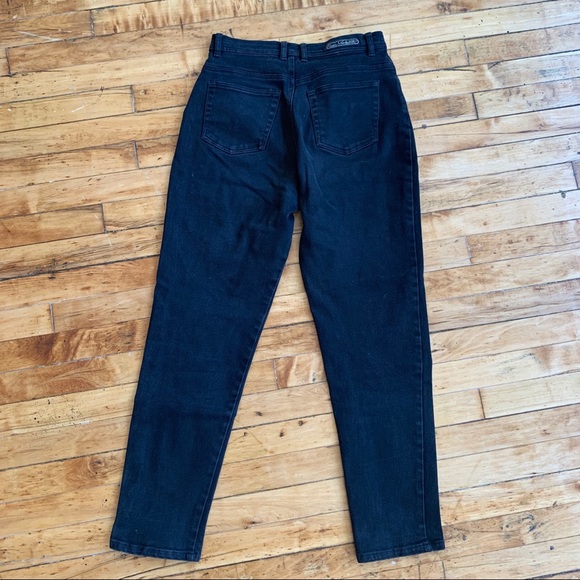 Vintage Gloria Vanderbilt Highrise Jeans Dark Grey - Picture 4 of 6